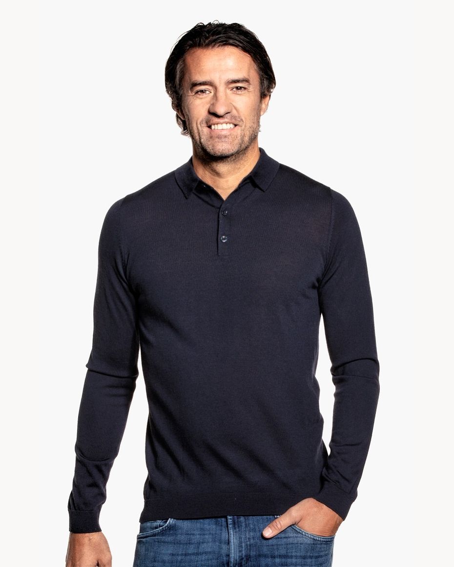 Joe Riva Buttons Long Sleeve Blue Grey