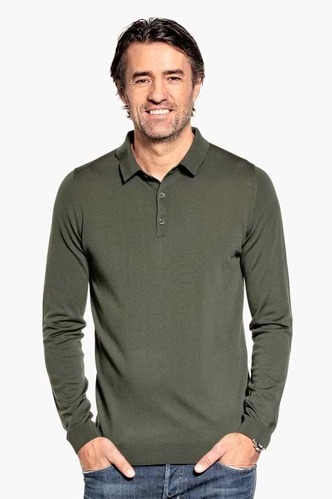 Riva Buttons Long Sleeve Classy Moss - Base Image