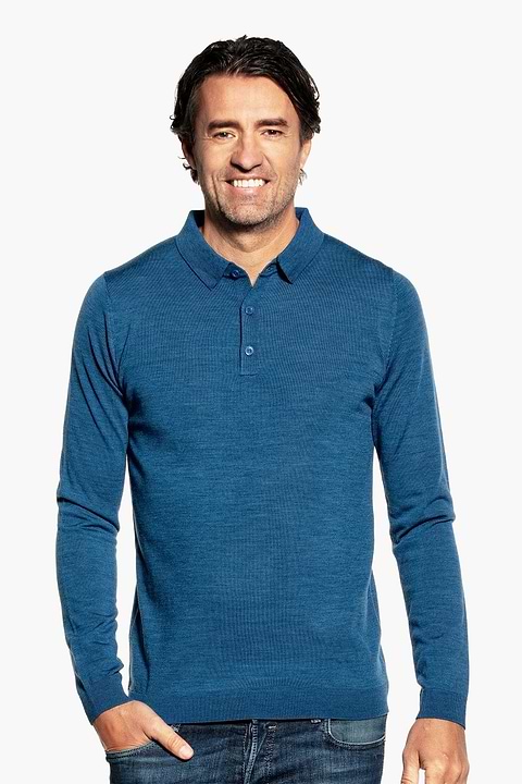 Riva Buttons Long Sleeve Federal Blue - Base Image