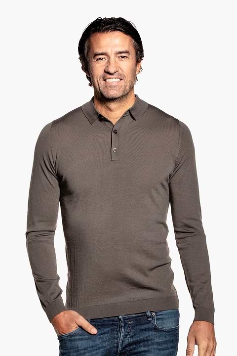 Joe Riva Buttons Long Sleeve Military - Base Image