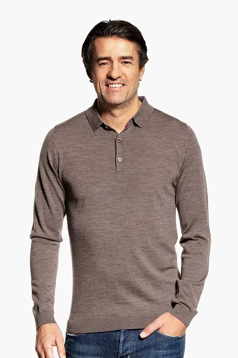 Riva Buttons Long Sleeve Muddy Clay - Base Image