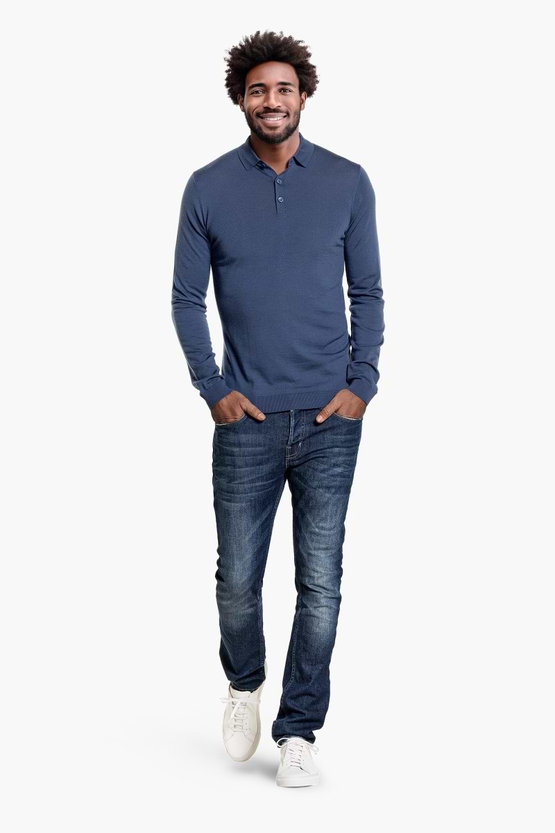 Riva Buttons Long Sleeve Noordzee