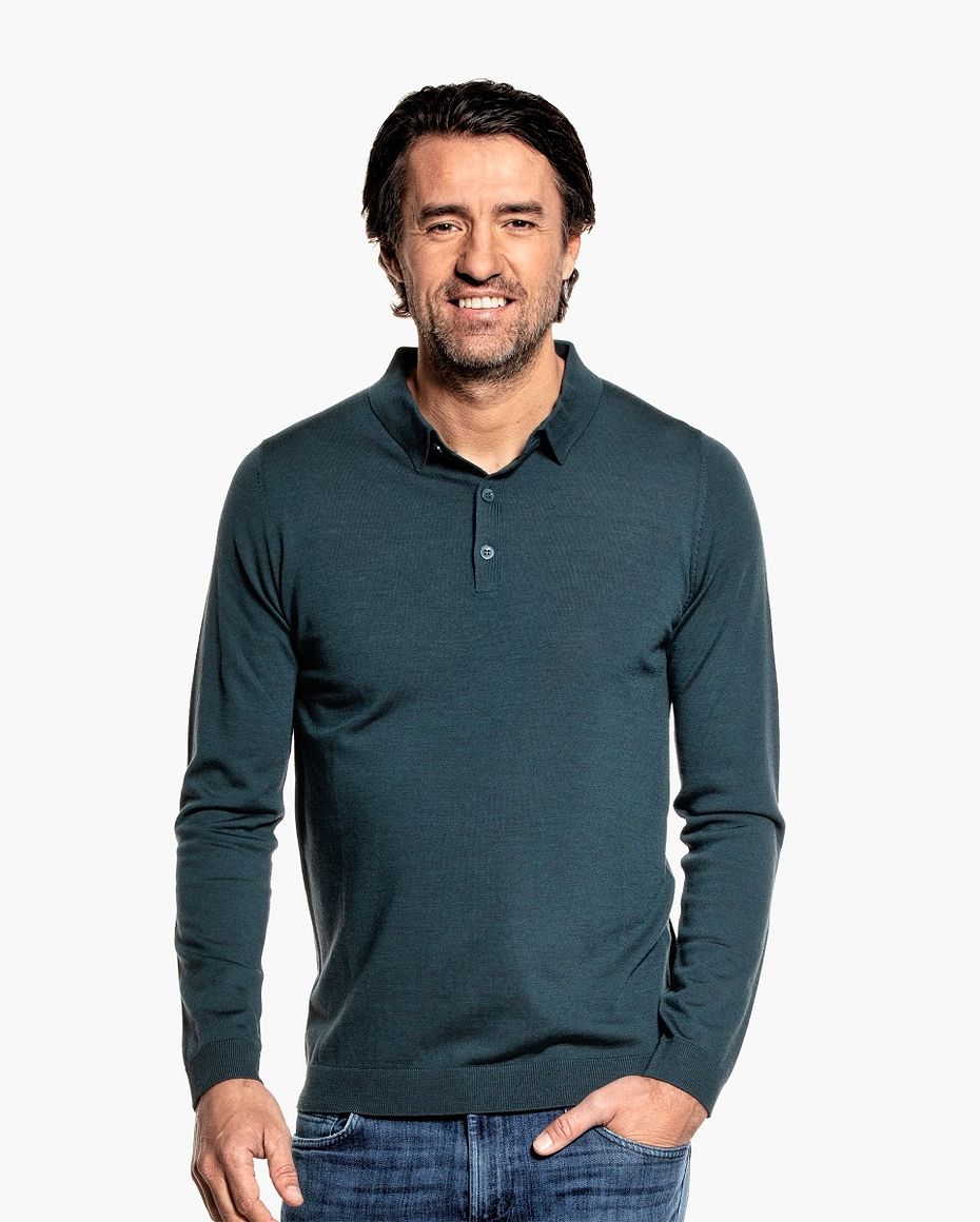 Riva Buttons Long Sleeve Proud Peacock