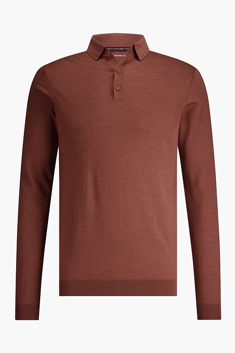 Riva Buttons Long Sleeve Terracotta - Base Image