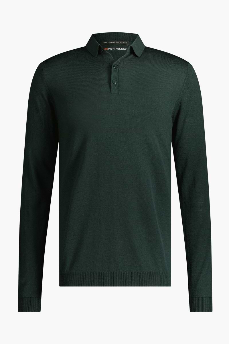 Riva Buttons Long Sleeve Very Dark Green
