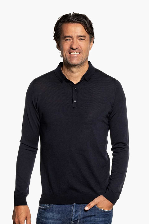 Riva Buttons Long Sleeve Very Dark Navy - Base Image