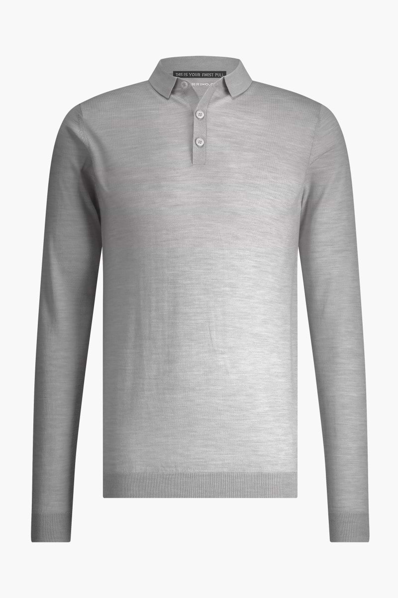 Riva Buttons Long Sleeve Limestone Grey