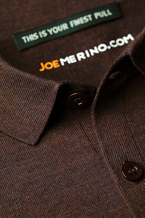 Riva Buttons Long Sleeve Pure Chocolate - Base Image