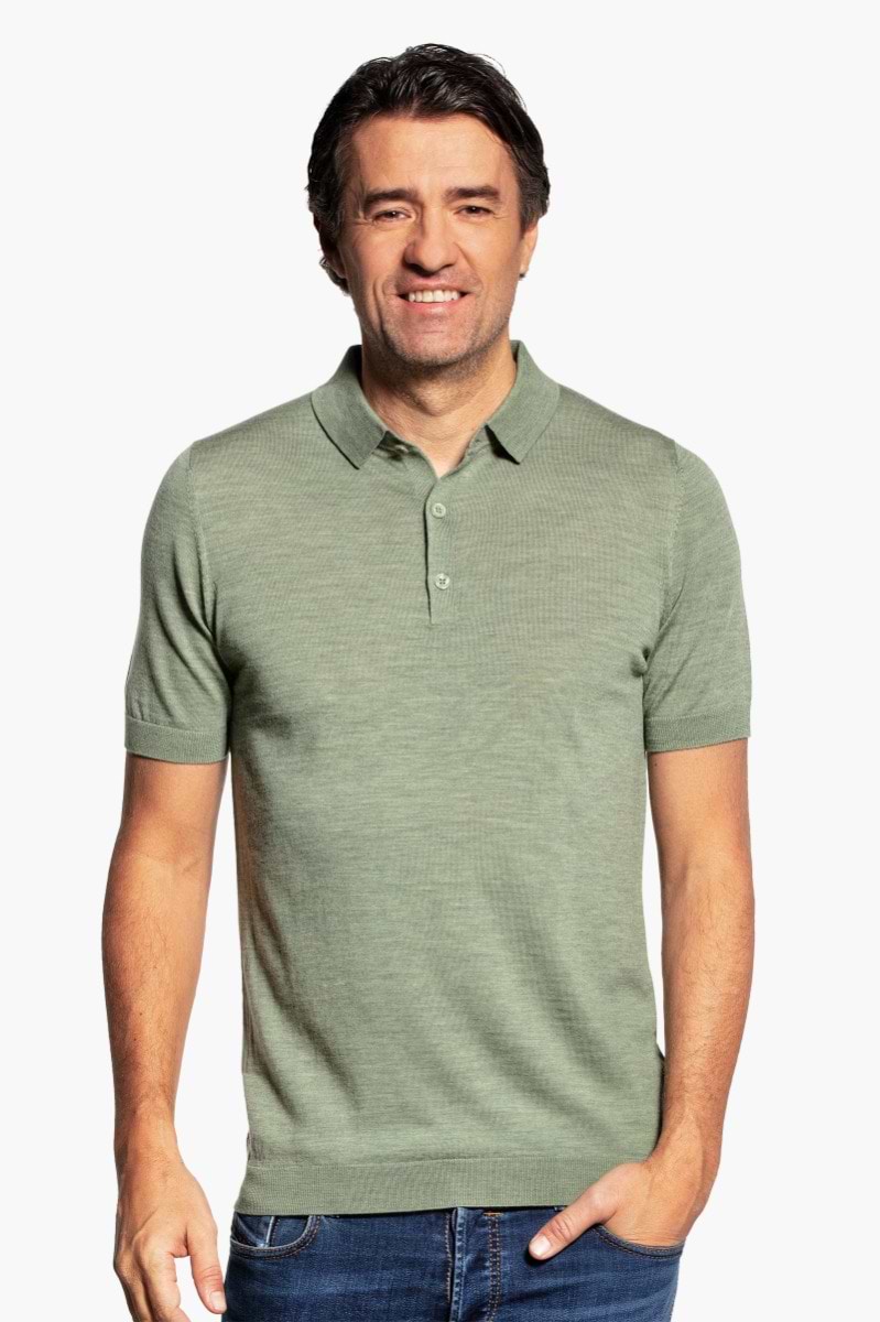 Riva Buttons Short Sleeve Agave Green