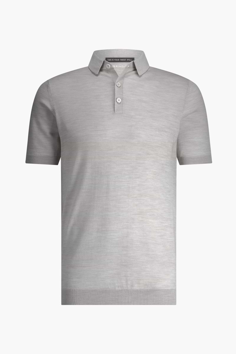 Riva Buttons Short Sleeve Limestone Grey