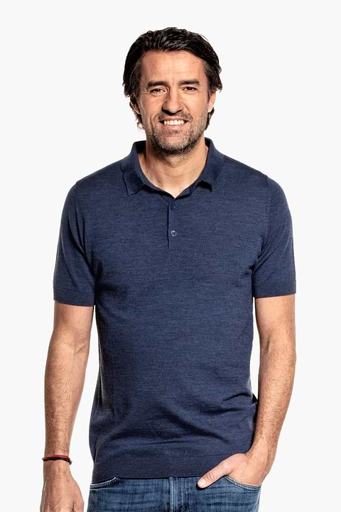 Riva Buttons Short Sleeve Summernight Navy - Base Image