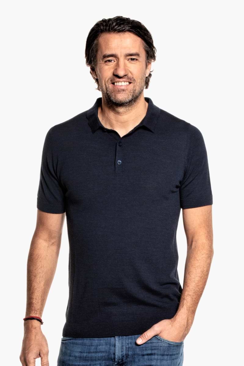 Riva Buttons Short Sleeve True Navy