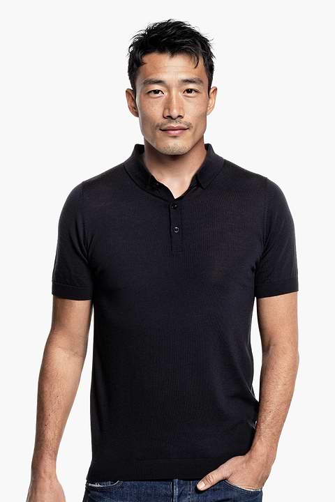 Riva Buttons Short Sleeve Very Dark Navy - Base Image
