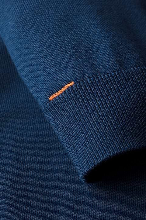 Joe Riva Buttons Long Sleeve Bright Navy - Base Image