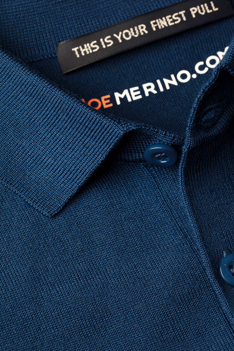 Joe Riva Buttons Long Sleeve Bright Navy - Base Image