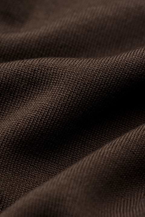 Riva Buttons Short Sleeve Very Dark Brown - Base Image