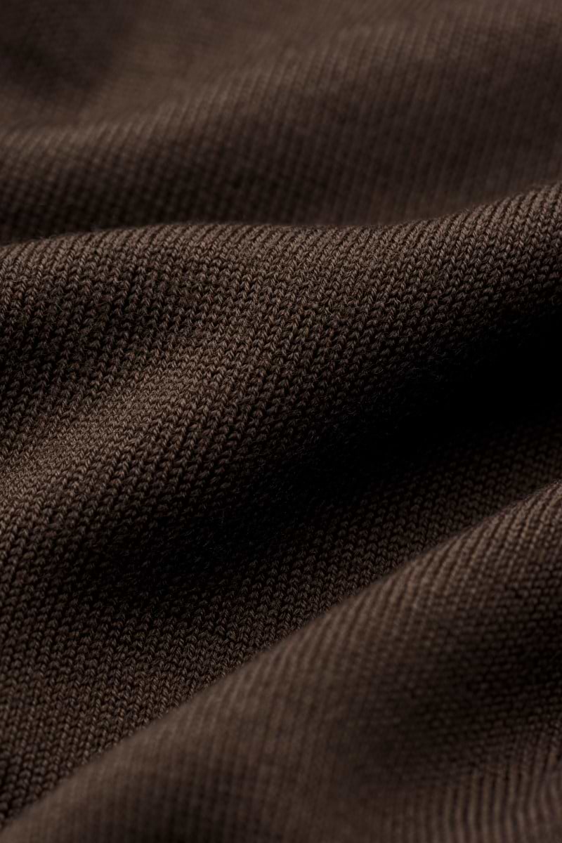 Riva Buttons Long Sleeve Very Dark Brown
