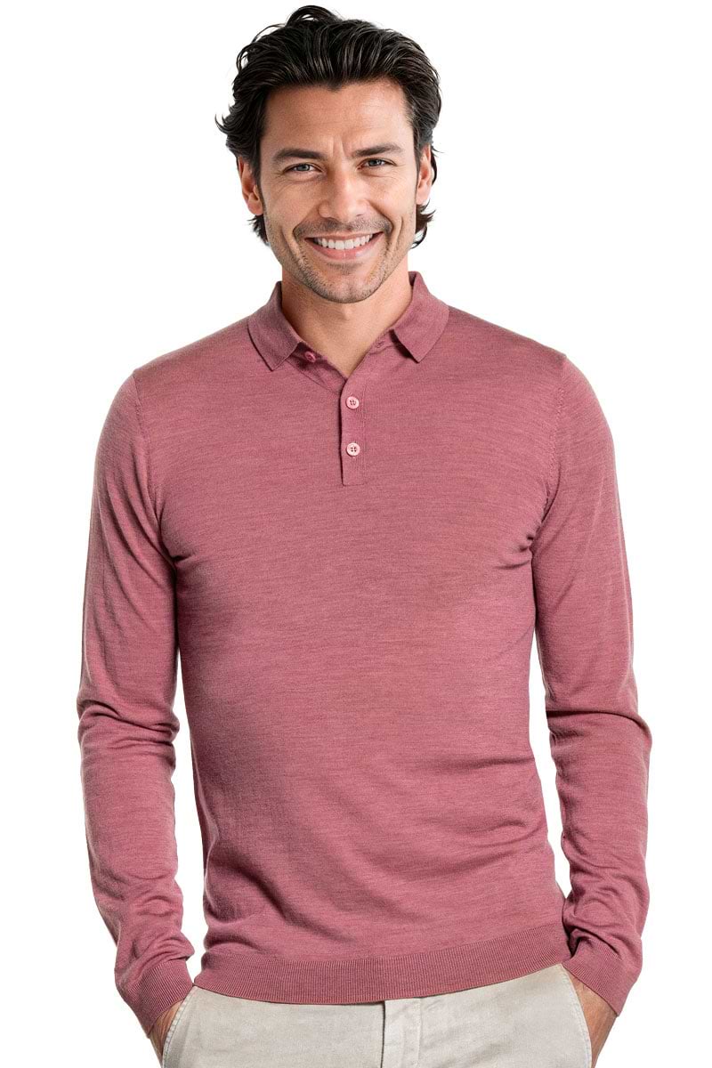 Riva Buttons Long Sleeve Peruvian Pink