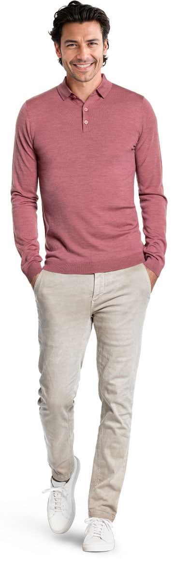 Riva Buttons Long Sleeve Peruvian Pink