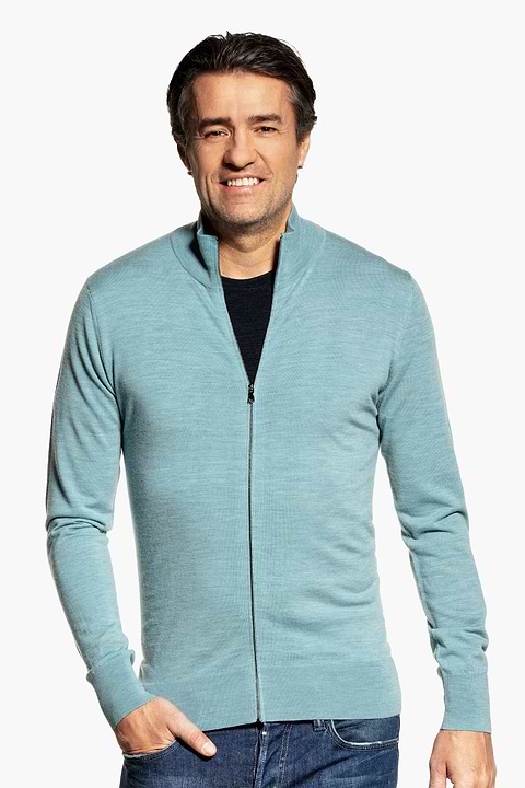Riva Cardigan Zip Mythos Blue - Base Image