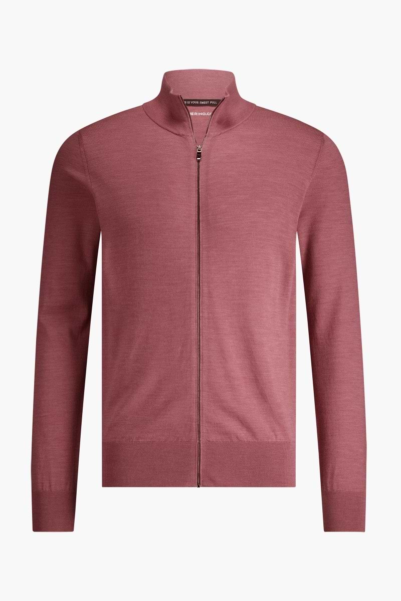 Riva Cardigan Zip Peruvian Pink
