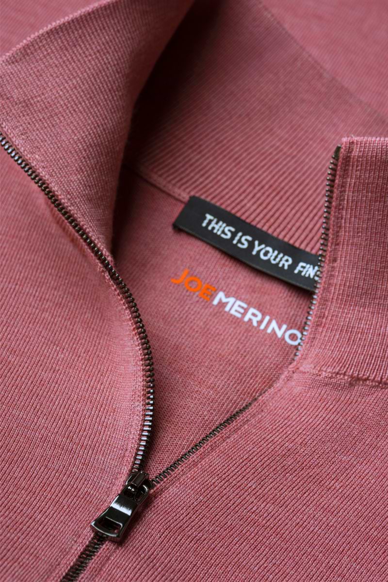 Riva Cardigan Zip Peruvian Pink