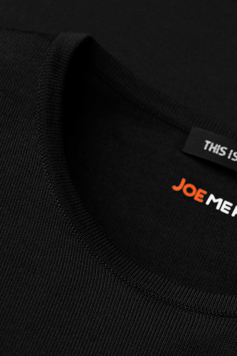 Joe Riva Crew Short Sleeve Deep Black