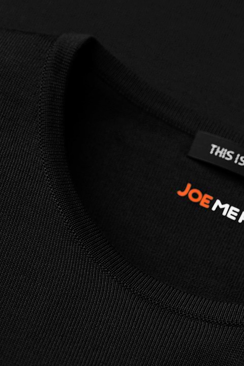 Joe Riva Crew Short Sleeve Deep Black - Base Image