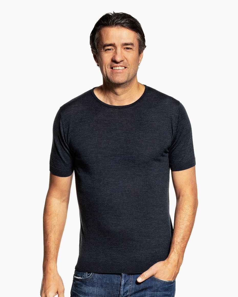 Riva Crew Short Sleeve Blue Whale