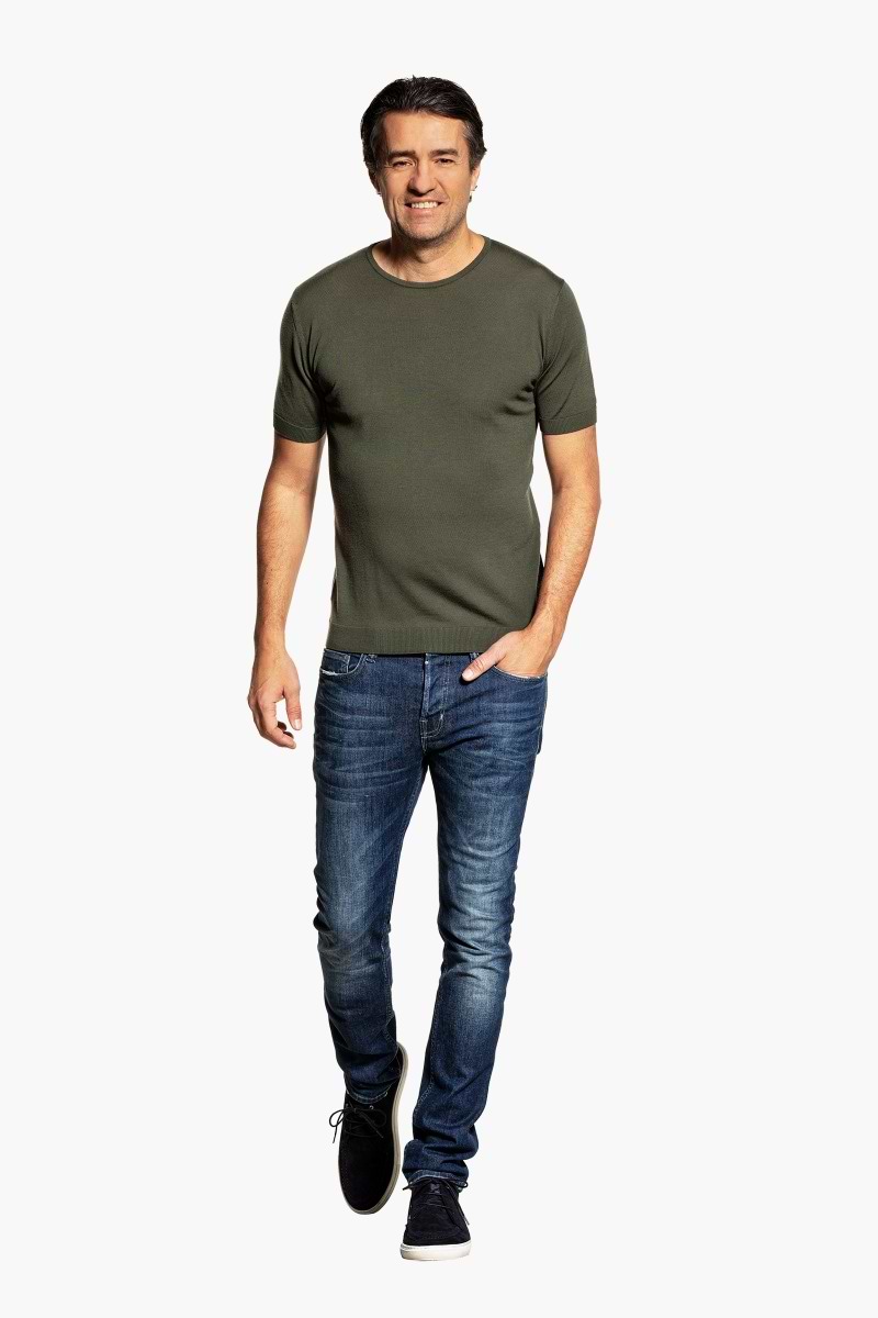 Joe Riva Crew Short Sleeve Classy Moss