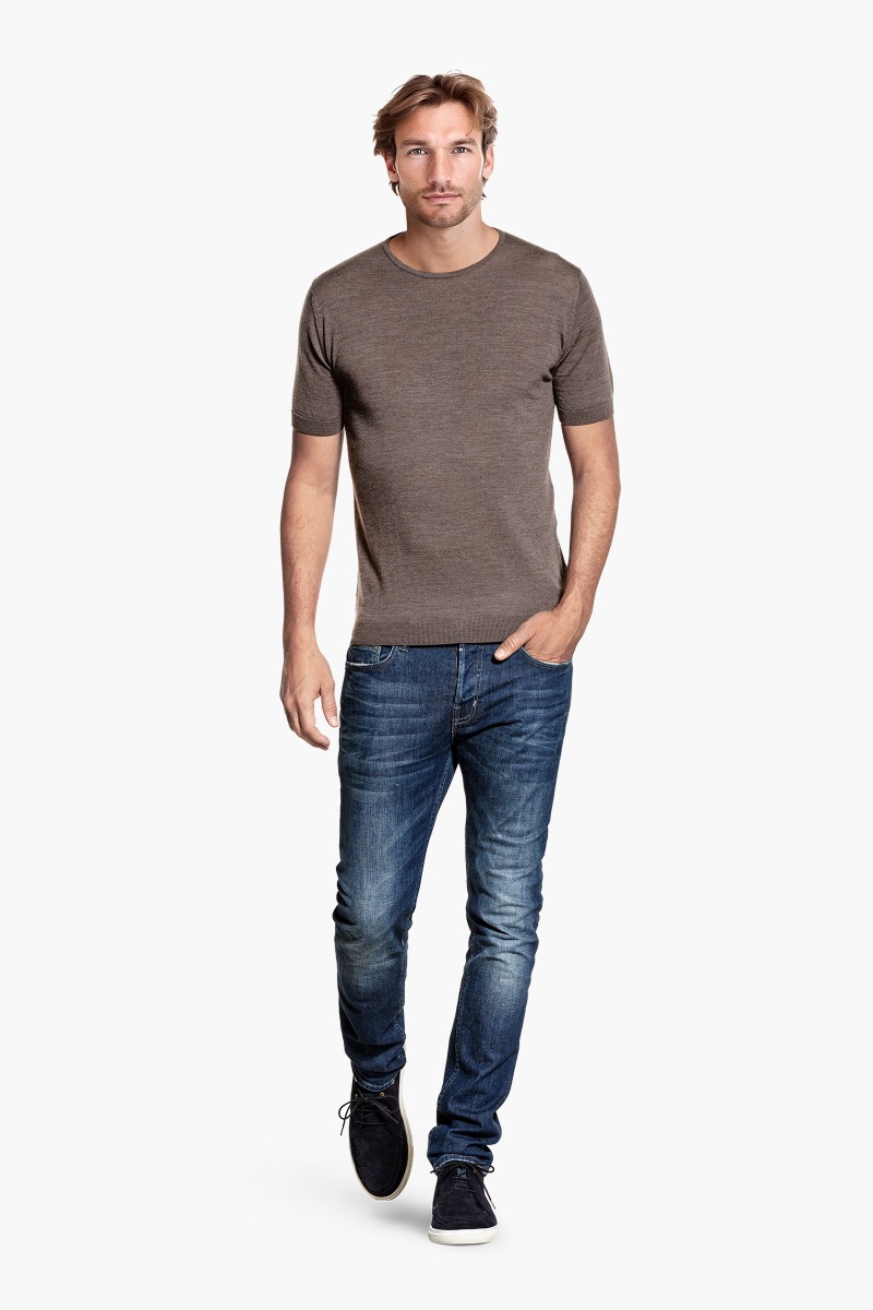 Joe Riva Crew Short Sleeve Muddy Clay