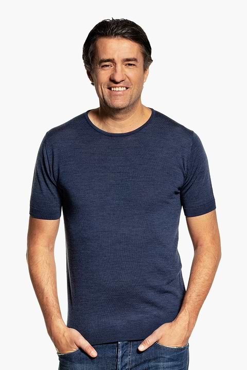 Joe Riva Crew Short Sleeve Summernight Navy - Base Image