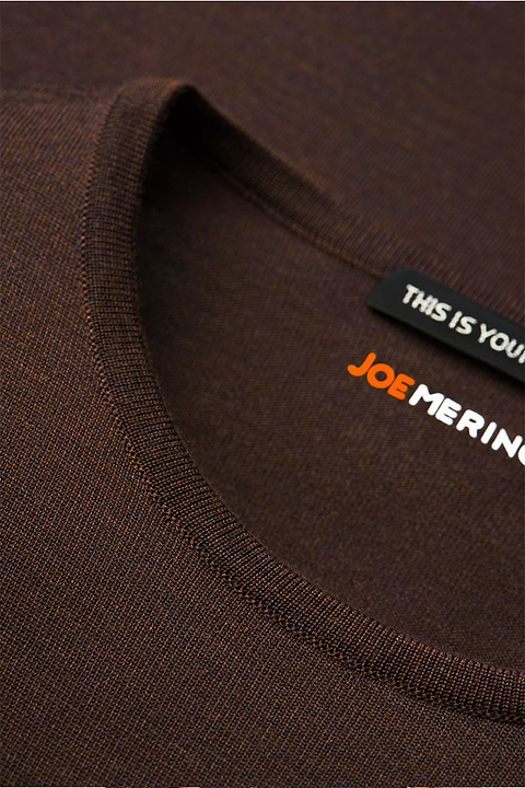 Riva Crew Short Sleeve Pure Chocolate - Base Image