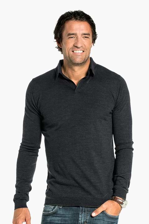 Joe Riva Long Sleeve Antracite Grey - Base Image