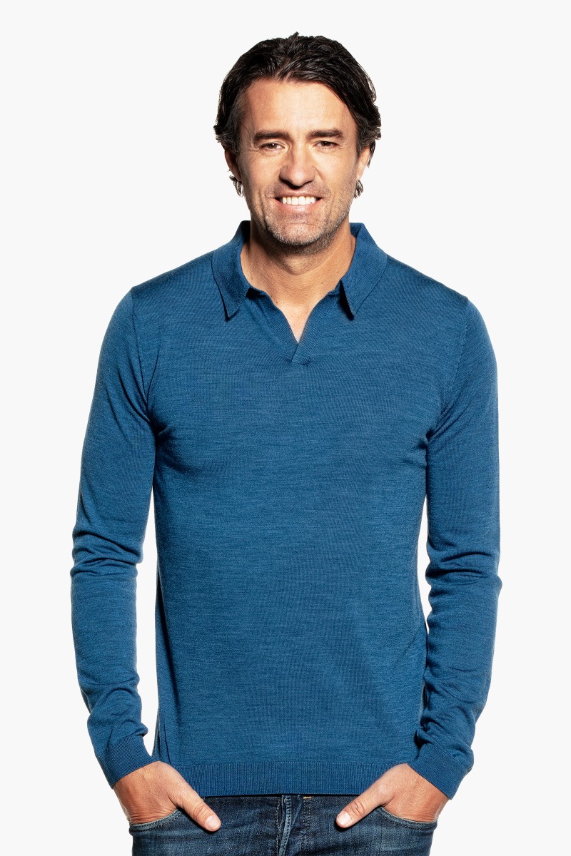 Joe Riva Long Sleeve Federal Blue
