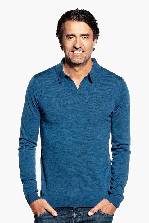 Joe Riva Long Sleeve Federal Blue - Base Image