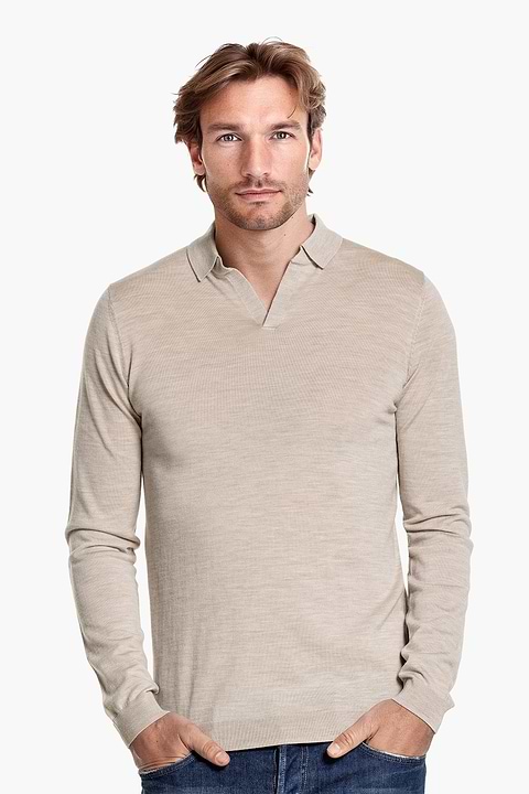 Riva Long Sleeve Limestone Beige - Base Image