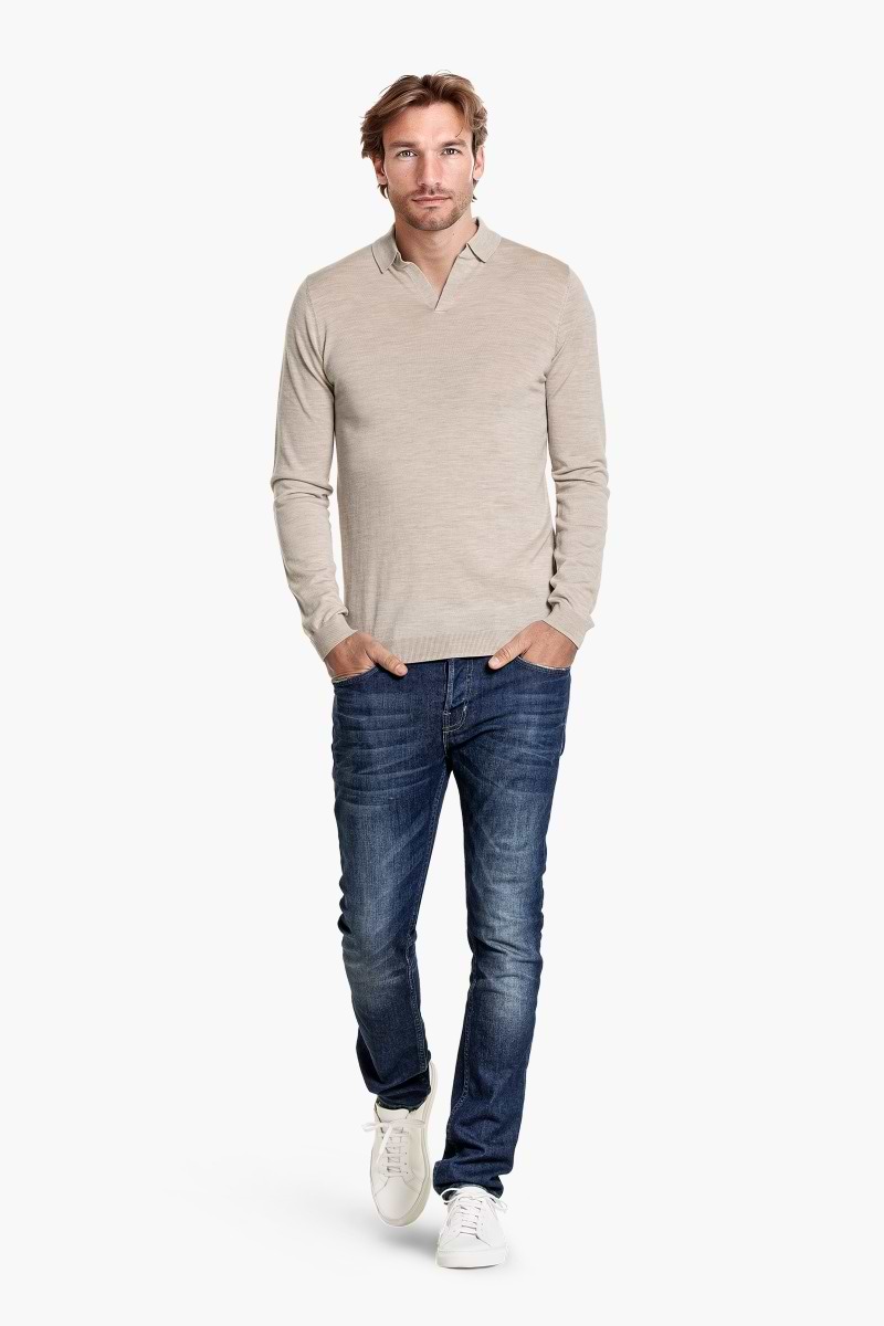 Riva Long Sleeve Limestone Beige