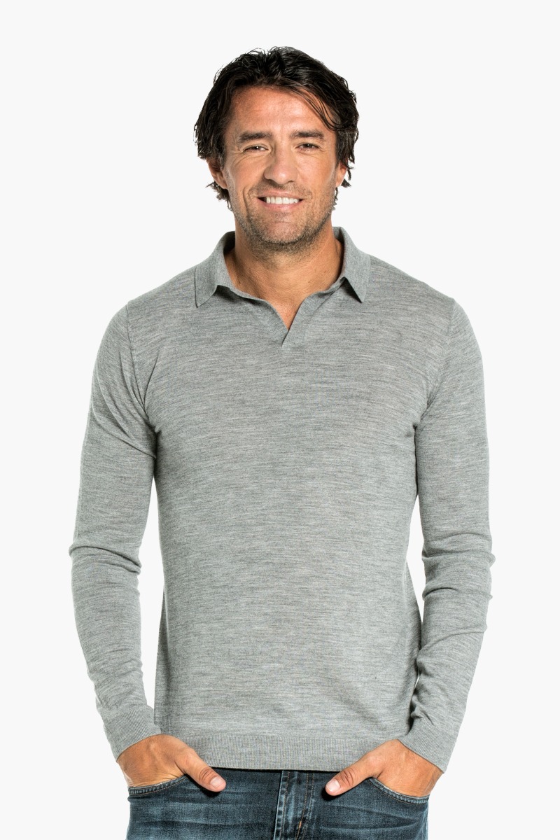 Joe Riva Long Sleeve Mid Grey - Base Image