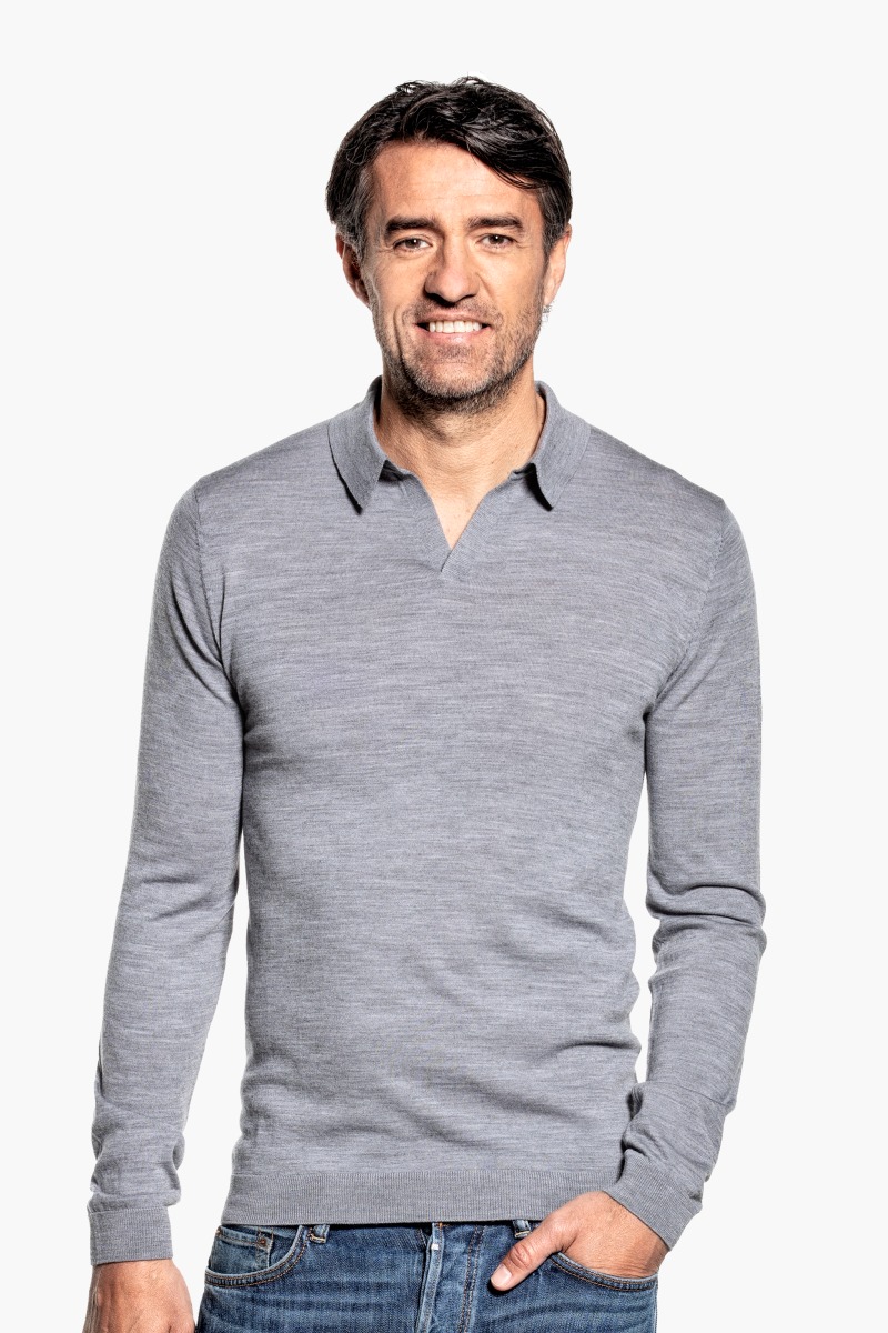 Joe Riva Long Sleeve Silver Grey
