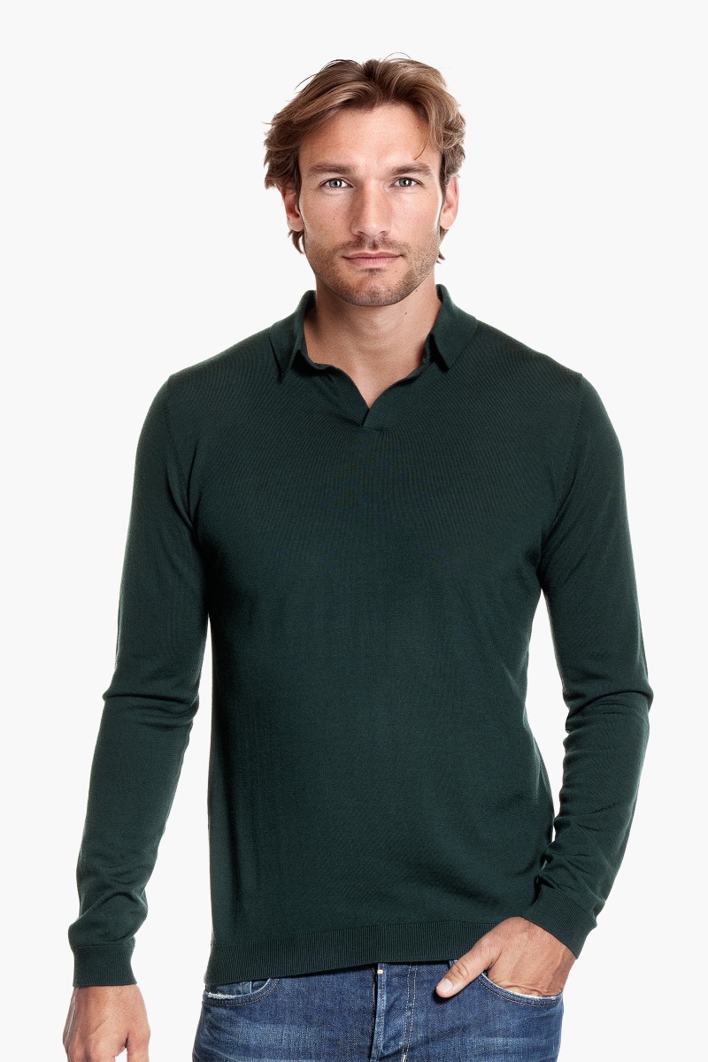 Riva Long Sleeve Very Dark Green