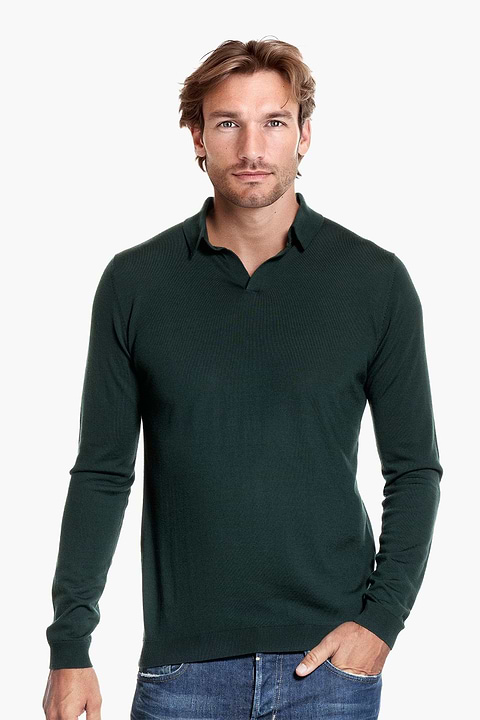 Riva Long Sleeve Very Dark Green - Base Image