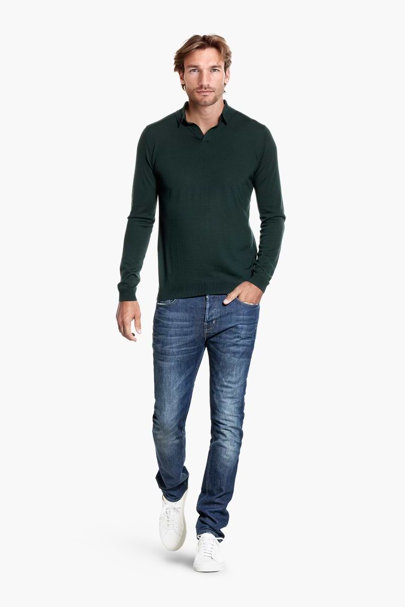 Riva Long Sleeve Very Dark Green