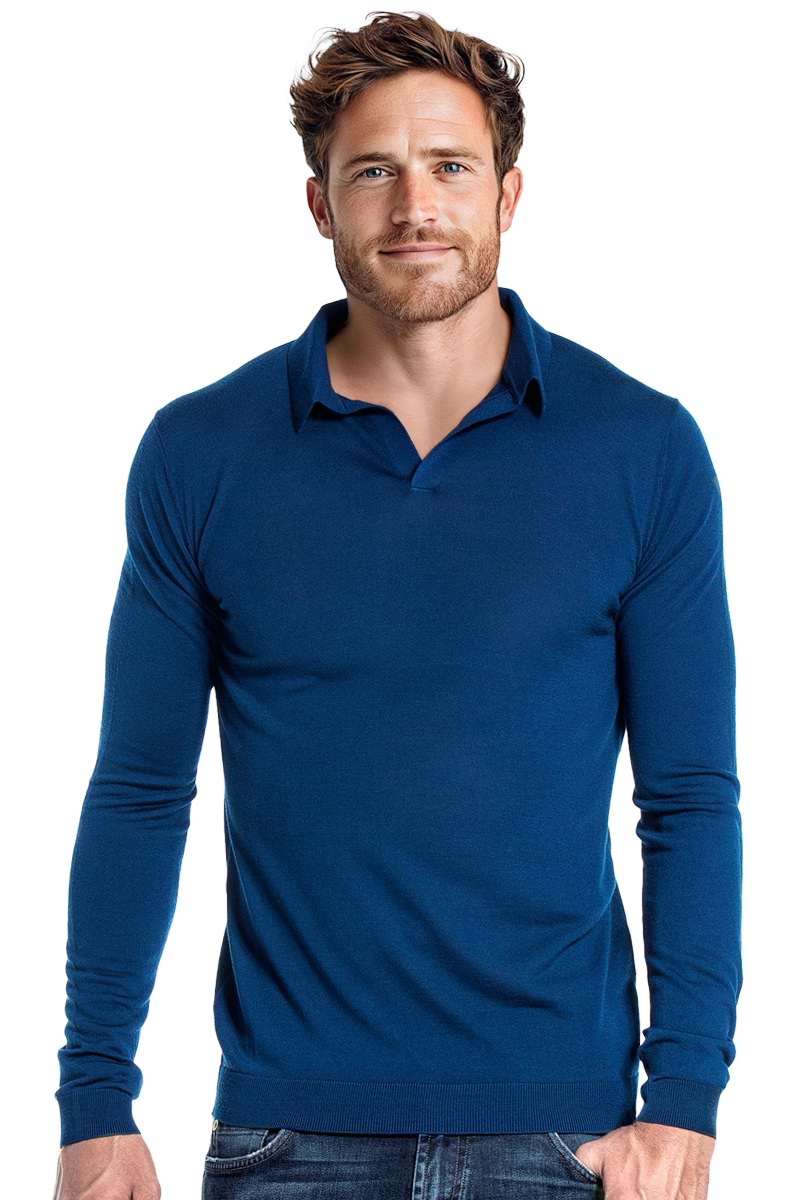 Joe Riva Long Sleeve Bright Navy