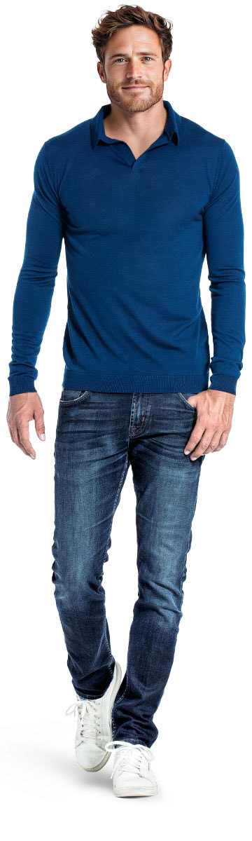 Joe Riva Long Sleeve Bright Navy