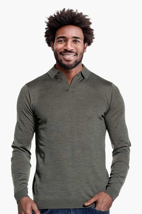 Riva Long Sleeve Million Dollar Green - Base Image
