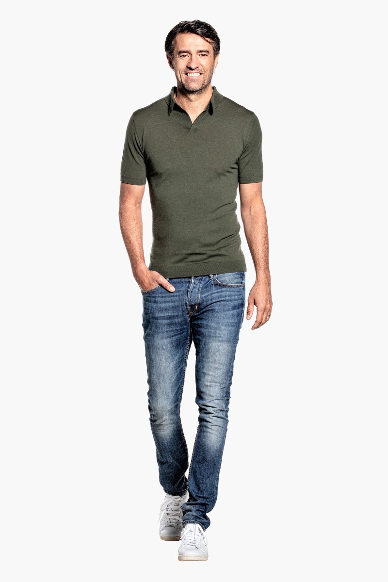 Joe Riva Short Sleeve Classy Moss