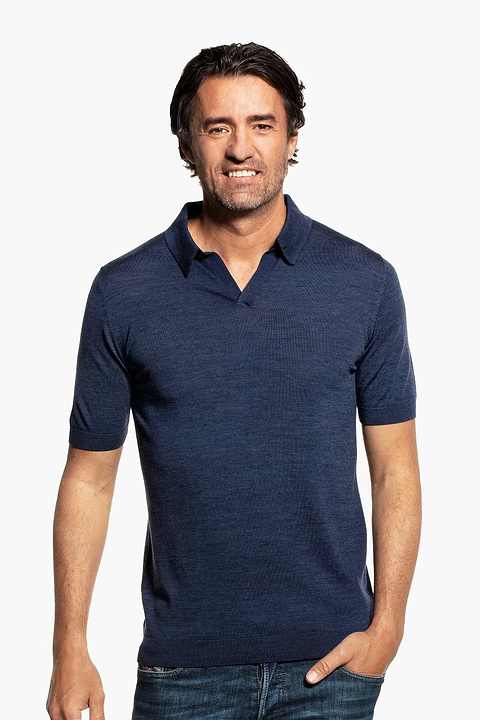 Joe Riva Short Sleeve Summernight Navy - Base Image