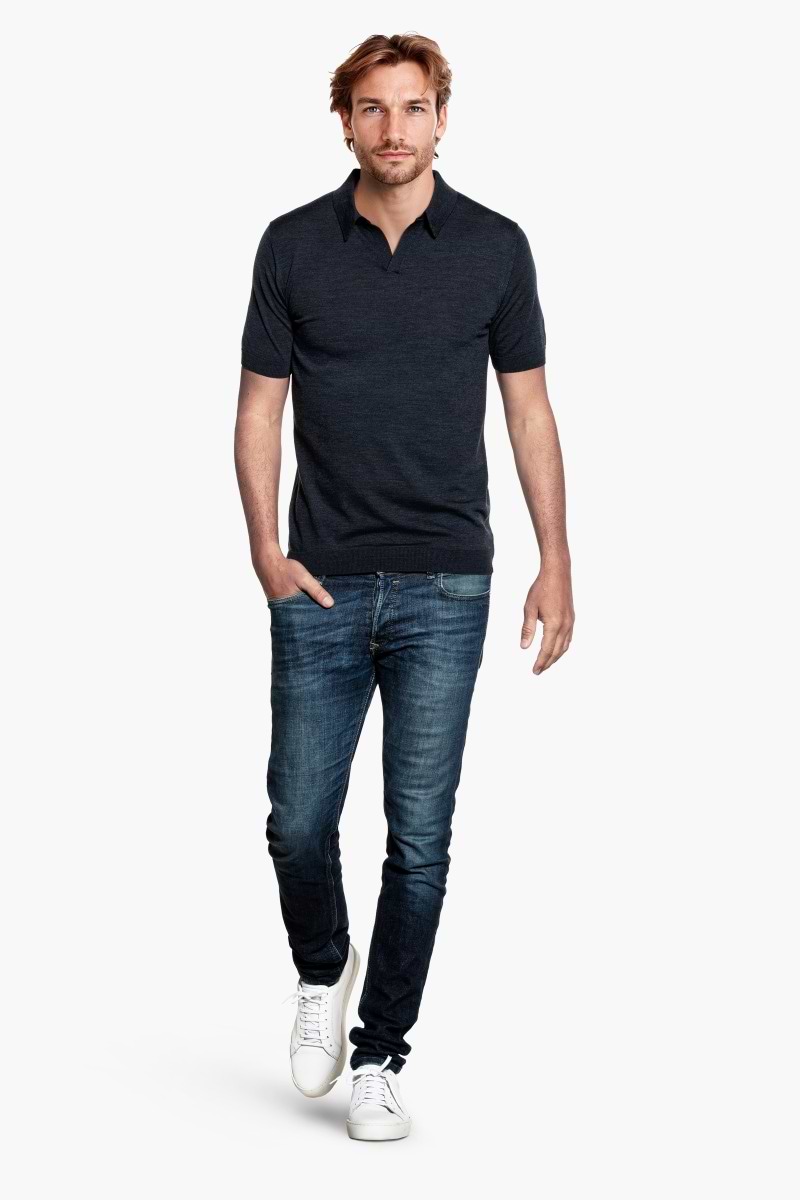 Joe Riva Short Sleeve True Navy