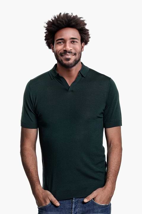 Riva Short Sleeve Very Dark Green - Base Image
